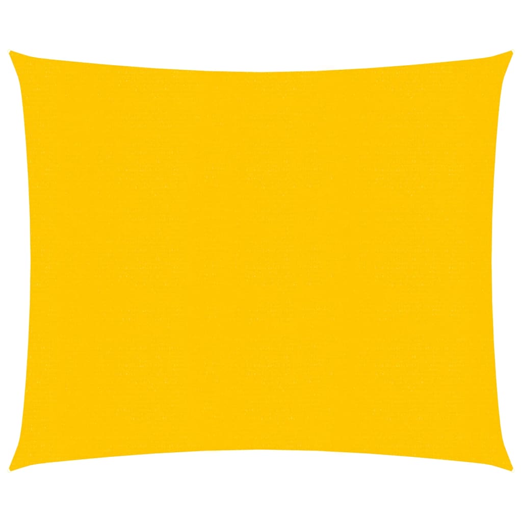 Voile d'ombrage 160 g/m² carré jaune 4x4 m PEHD