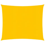 Voile d'ombrage 160 g/m² carré jaune 4x4 m PEHD