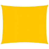 Voile d'ombrage 160 g/m² carré jaune 5x5 m PEHD