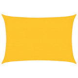 Voile d'ombrage 160 g/m² rectangulaire jaune 2x2,5 m PEHD