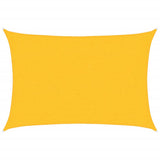 Voile d'ombrage 160 g/m² rectangulaire jaune 2x3 m PEHD