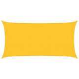 Voile d'ombrage 160 g/m² rectangulaire jaune 2x3,5 m PEHD