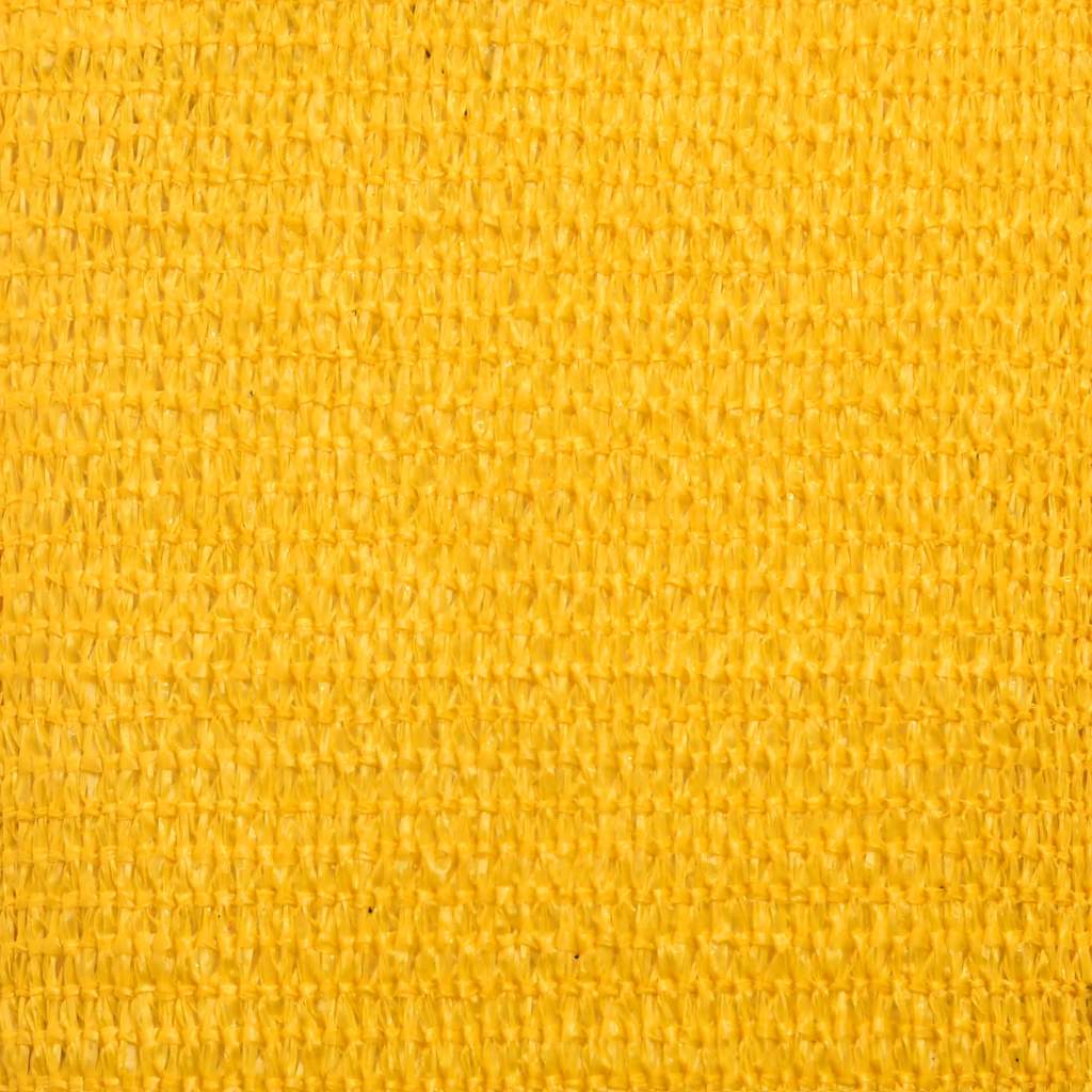 Voile d'ombrage 160 g/m² rectangulaire jaune 2x3,5 m PEHD