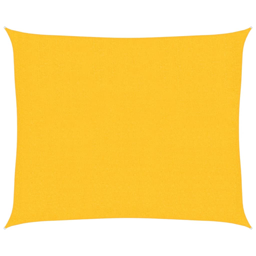 Voile d'ombrage 160 g/m² Jaune 2,5x3 m PEHD