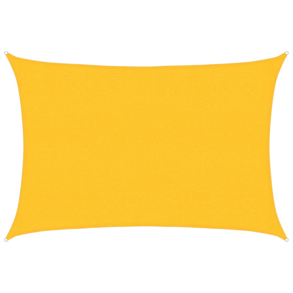 Voile d'ombrage 160 g/m² Jaune 2,5x3,5 m PEHD