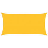 Voile d'ombrage 160 g/m² Jaune 2,5x4,5 m PEHD