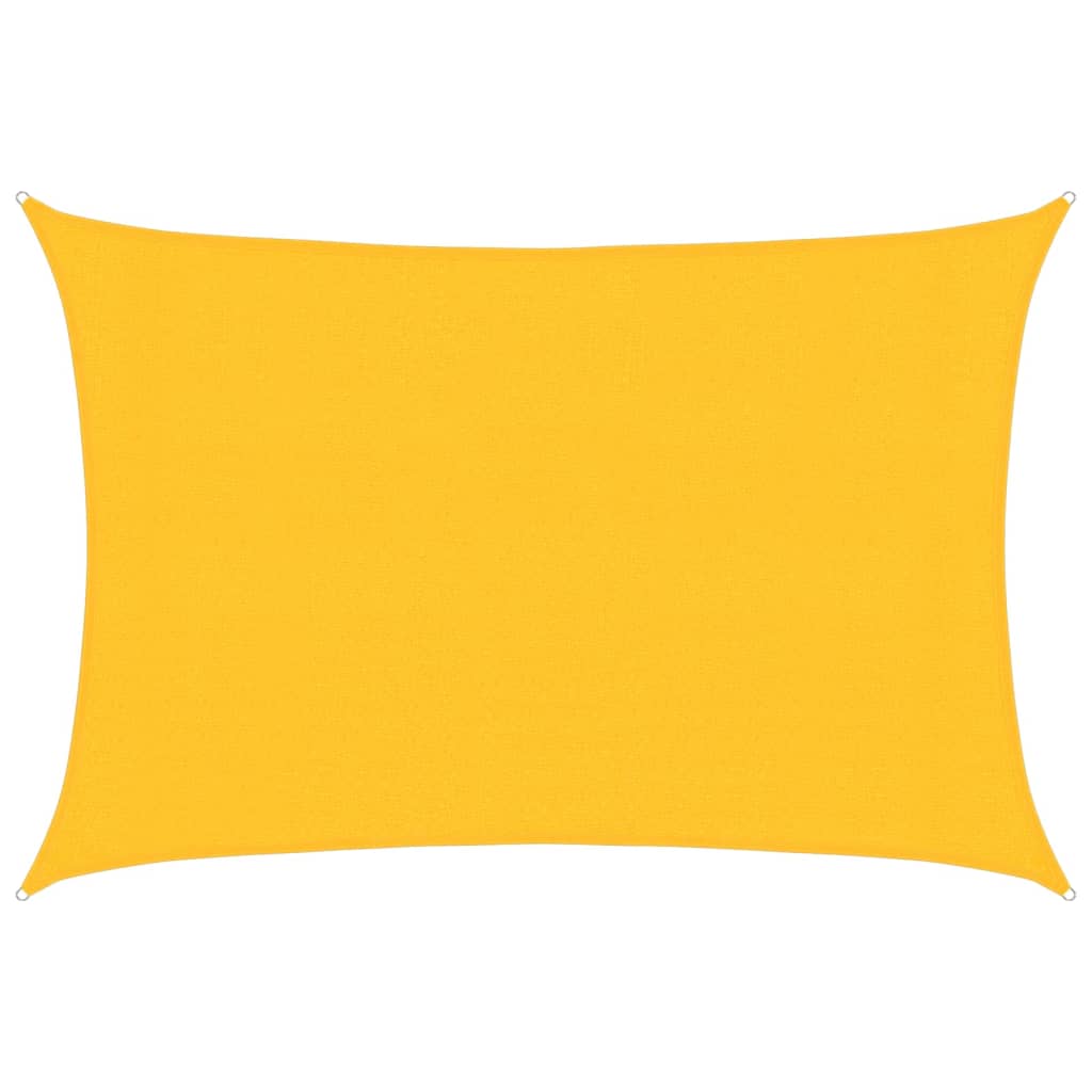 Voile d'ombrage 160 g/m² Jaune 3x5 m PEHD