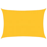 Voile d'ombrage 160 g/m² rectangulaire jaune 3,5x5 m PEHD