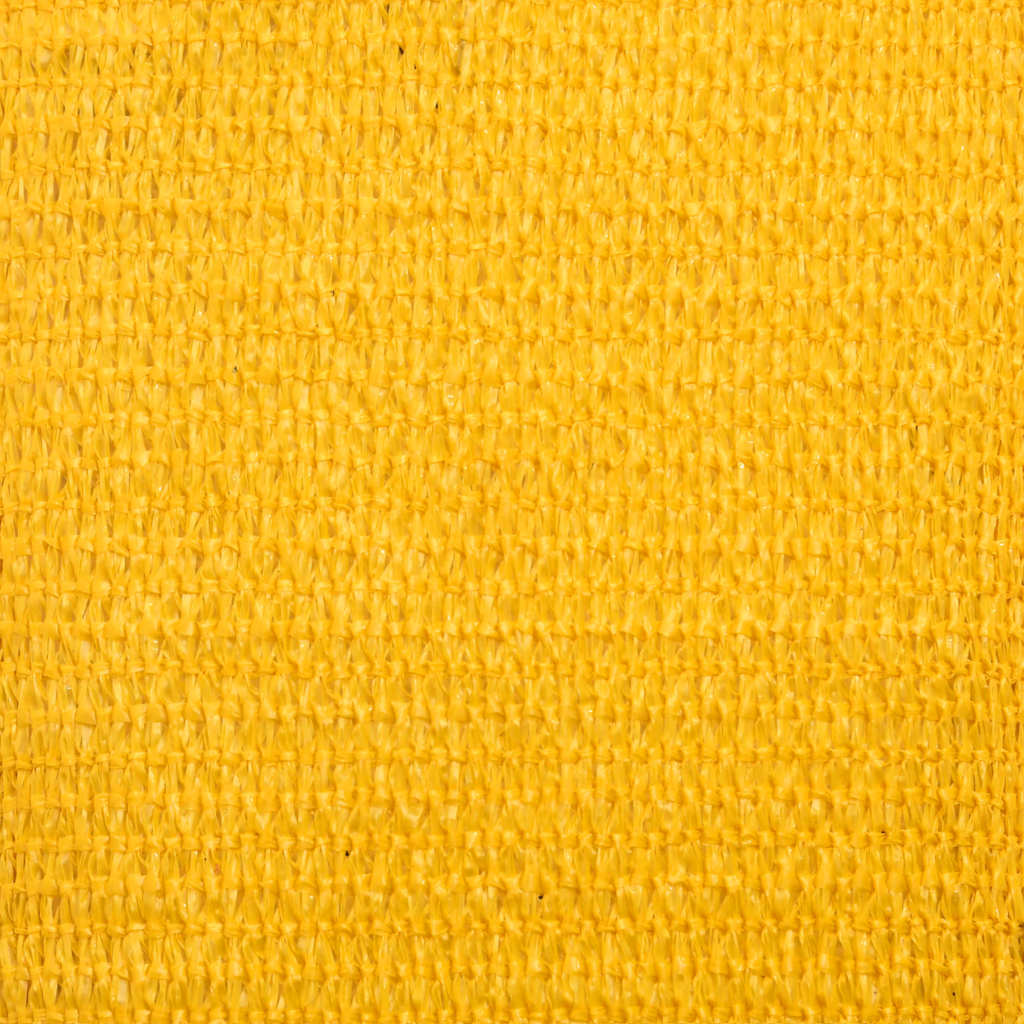 Voile d'ombrage 160 g/m² rectangulaire jaune 3,5x5 m PEHD