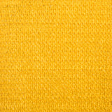 Voile d'ombrage 160 g/m² rectangulaire jaune 3,5x5 m PEHD