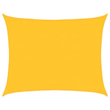 Voile d'ombrage 160 g/m² rectangulaire jaune 6x8 m PEHD