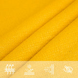 Voile d'ombrage 160 g/m² Jaune 3/4x2 m PEHD