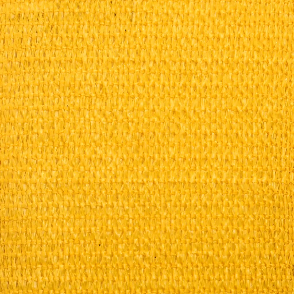 Voile d'ombrage 160 g/m² Jaune 3/4x3 m PEHD