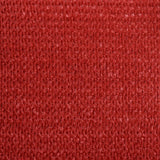 Voile d'ombrage 160 g/m² Rouge 2x2 m PEHD