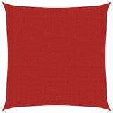 Voile d'ombrage 160 g/m² Rouge 2,5x2,5 m PEHD