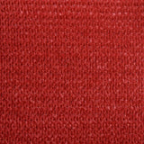 Voile d'ombrage 160 g/m² Rouge 3x3 m PEHD