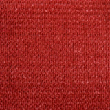 Voile d'ombrage 160 g/m² Rouge 4x4 m PEHD