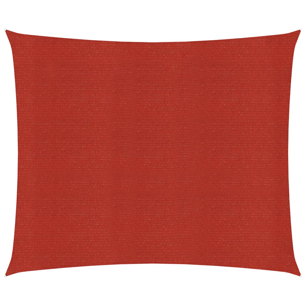 Voile d'ombrage 160 g/m² Rouge 4,5x4,5 m PEHD