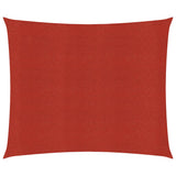 Voile d'ombrage 160 g/m² Rouge 4,5x4,5 m PEHD