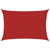 Voile d'ombrage 160 g/m² Rouge 2x2,5 m PEHD