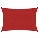 Voile d'ombrage 160 g/m² Rouge 2x3 m PEHD