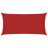 Voile d'ombrage 160 g/m² Rouge 2x3,5 m PEHD