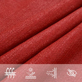 Voile d'ombrage 160 g/m² Rouge 2x5 m PEHD