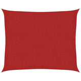 Voile d'ombrage 160 g/m² Rouge 2,5x3 m PEHD