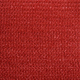 Voile d'ombrage 160 g/m² Rouge 2,5x3 m PEHD