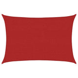 Voile d'ombrage 160 g/m² Rouge 2,5x3,5 m PEHD