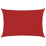 Voile d'ombrage 160 g/m² Rouge 3x4,5 m PEHD