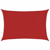 Voile d'ombrage 160 g/m² Rouge 5x7 m PEHD