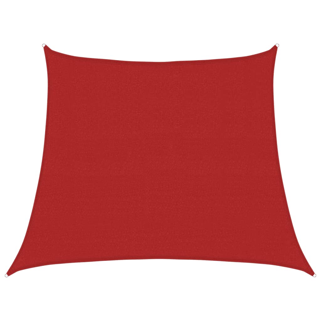 Voile d'ombrage 160 g/m² Rouge 3/4x3 m PEHD