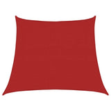 Voile d'ombrage 160 g/m² Rouge 3/4x3 m PEHD