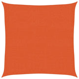 Voile d'ombrage 160 g/m² Orange 2,5x2,5 m PEHD