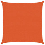 Voile d'ombrage 160 g/m² Orange 3x3 m PEHD