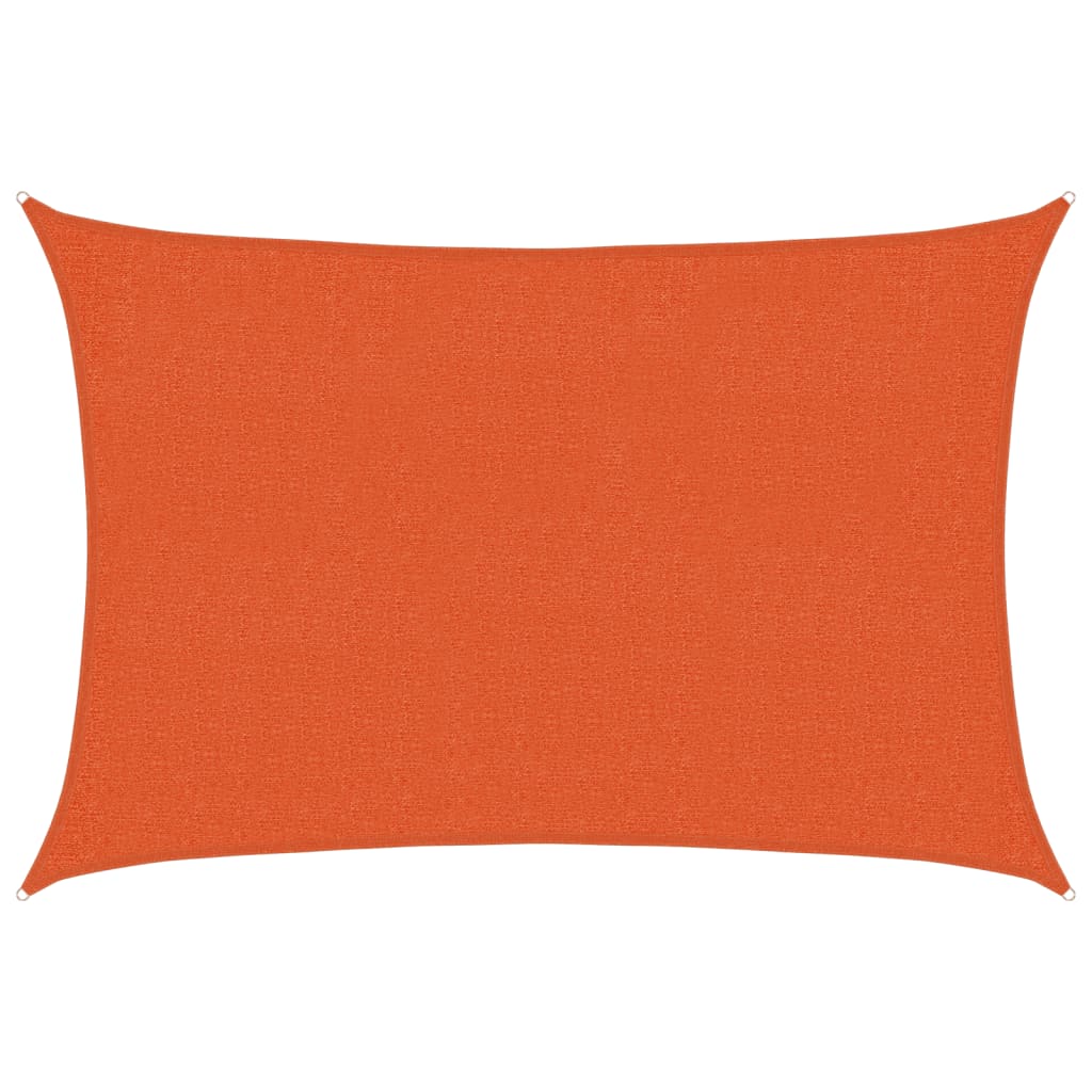 Voile d'ombrage 160 g/m² Orange 2x2,5 m PEHD