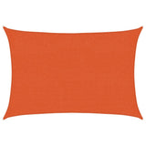 Voile d'ombrage 160 g/m² Orange 2x2,5 m PEHD