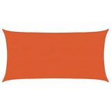 Voile d'ombrage 160 g/m² Orange 2x3,5 m PEHD