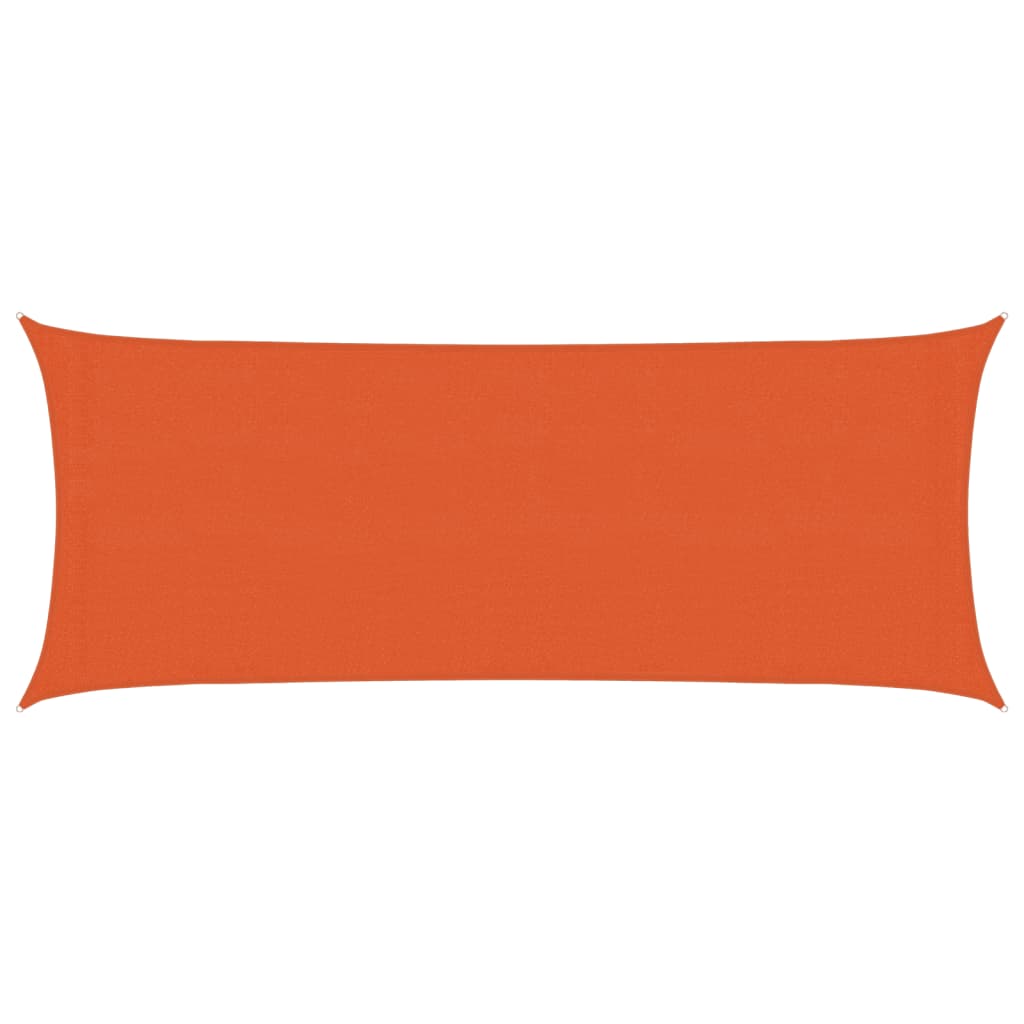 Voile d'ombrage 160 g/m² Orange 2x5 m PEHD