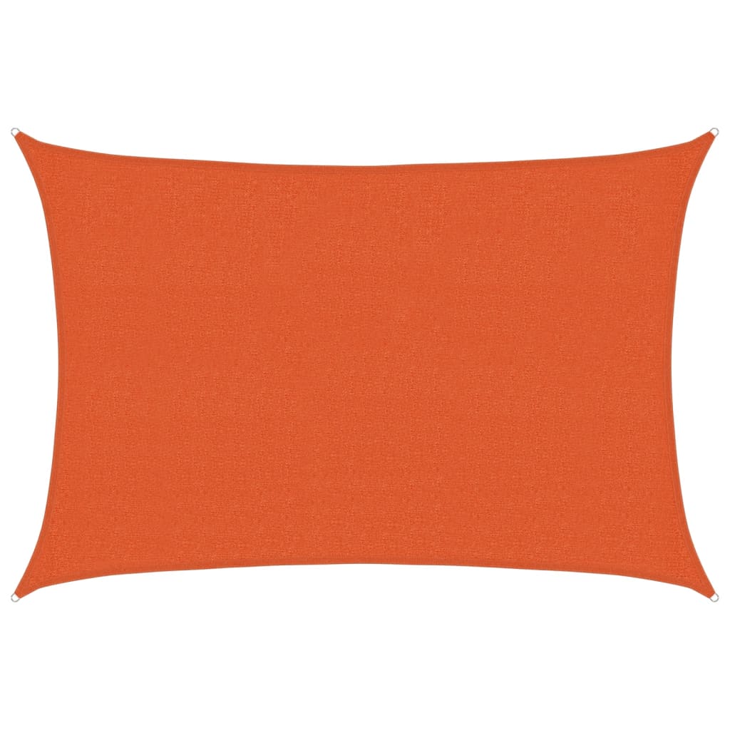 Voile d'ombrage 160 g/m² Orange 2,5x3,5 m PEHD