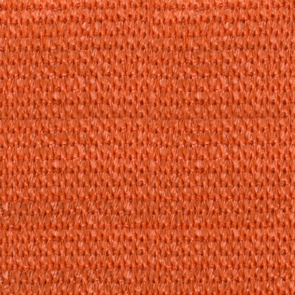 Voile d'ombrage 160 g/m² Orange 3x4 m PEHD