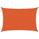 Voile d'ombrage 160 g/m² Orange 3,5x4,5 m PEHD