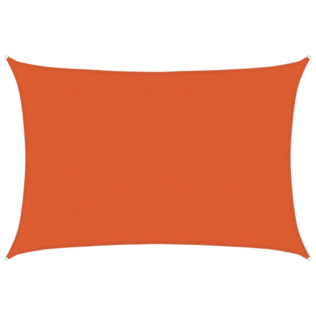 Voile d'ombrage 160 g/m² Orange 3,5x5 m PEHD