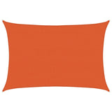 Voile d'ombrage 160 g/m² Orange 3,5x5 m PEHD