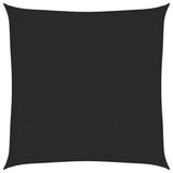 Voile d'ombrage 160 g/m² Noir 2x2 m PEHD