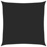 Voile d'ombrage 160 g/m² Noir 4,5x4,5 m PEHD