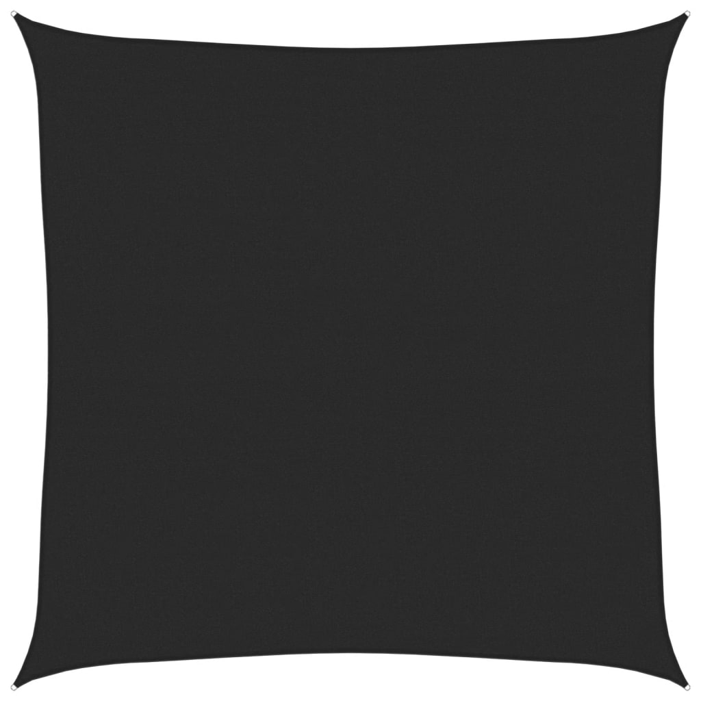 Voile d'ombrage 160 g/m² Noir 7x7 m PEHD