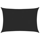 Voile d'ombrage 160 g/m² Noir 2x3 m PEHD