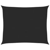 Voile d'ombrage 160 g/m² Noir 2,5x3 m PEHD